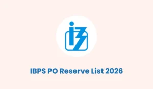 ibps po reserve list