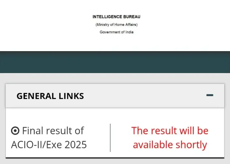 IB ACIO Grade 2 Executive Final Result 2026 Out (Today), Merit List PDF_3.1