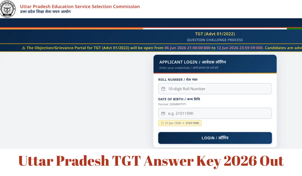 up tgt answer key 2026