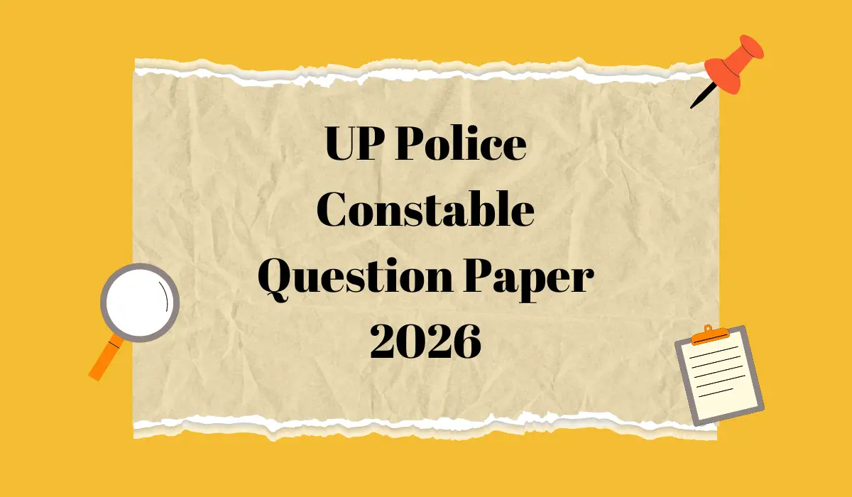 UP Police Constable Question Paper 2026