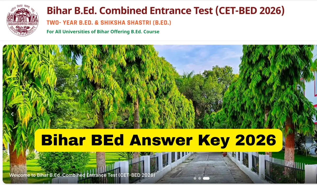 Bihar BEd Answer Key 2026