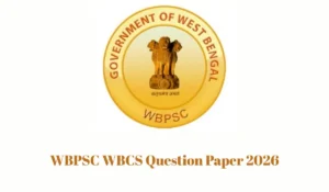 wbcs question paper 2026