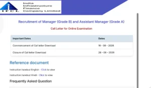 iifcl admit card