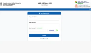 UGC NET June Admit Card 2026