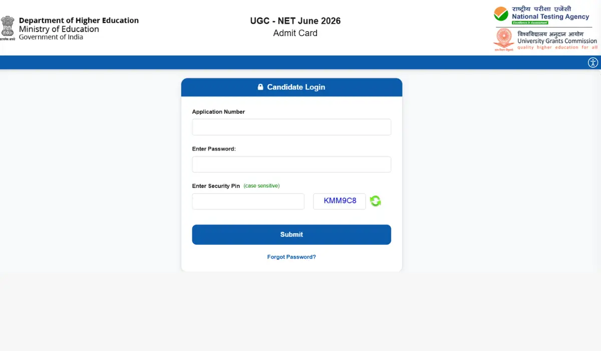 UGC NET June Admit Card 2026