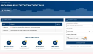Assam Cooperative Apex Bank Assistant Admit Card