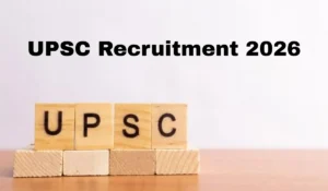 upsc recruitment 2026