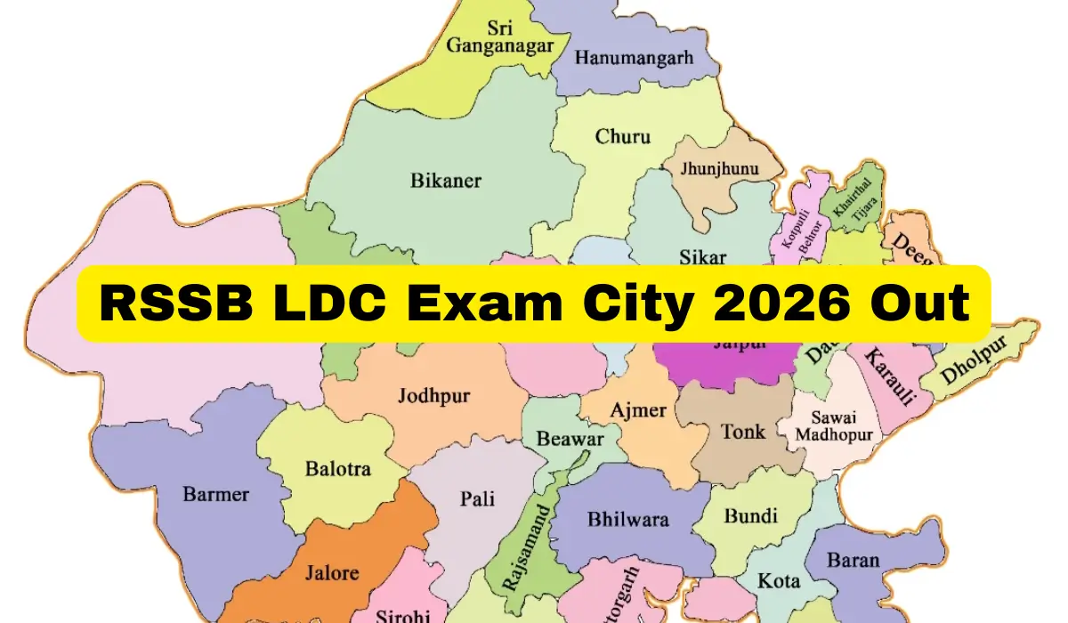rssb ldc exam city