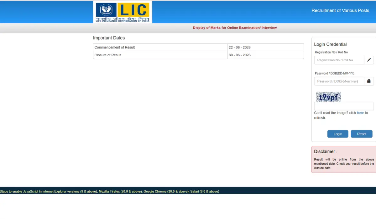 LIC Scorecard