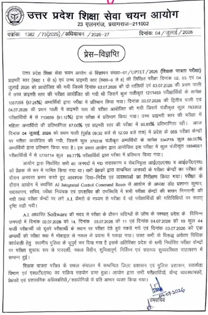 UPTET Question Paper 2026 Out (All Shifts), Download Paper 1 & 2 PDF_3.1