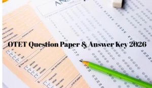 otet question paper and answer key