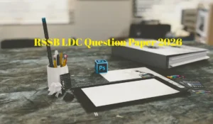 RSSB LDC Question Paper 2026