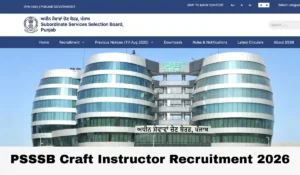 psssb craft instructor