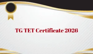 tg tet certificate