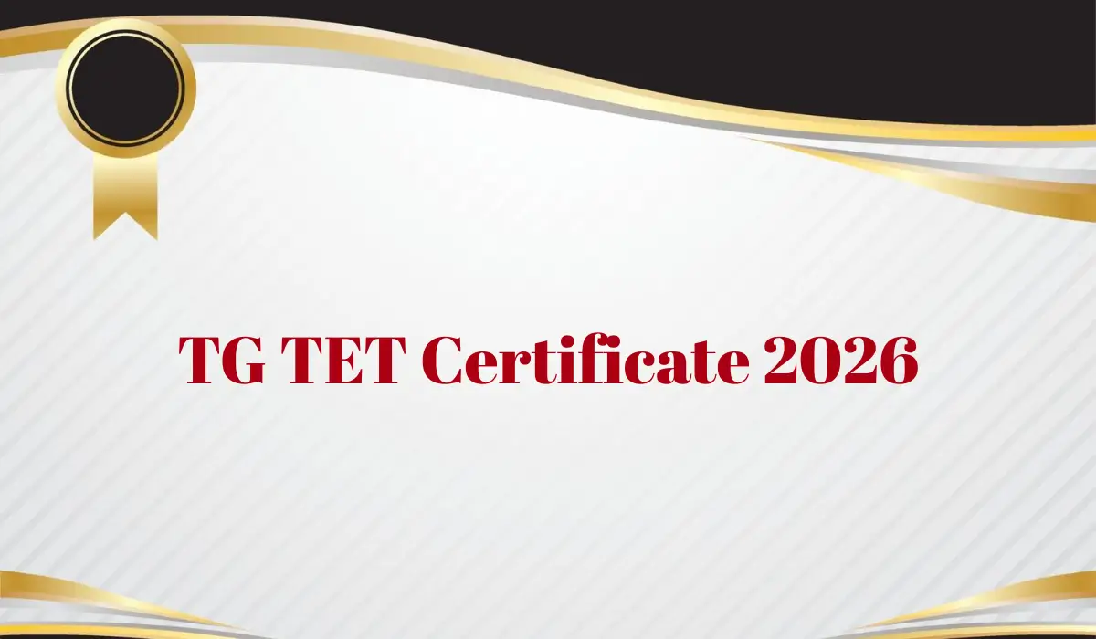 tg tet certificate