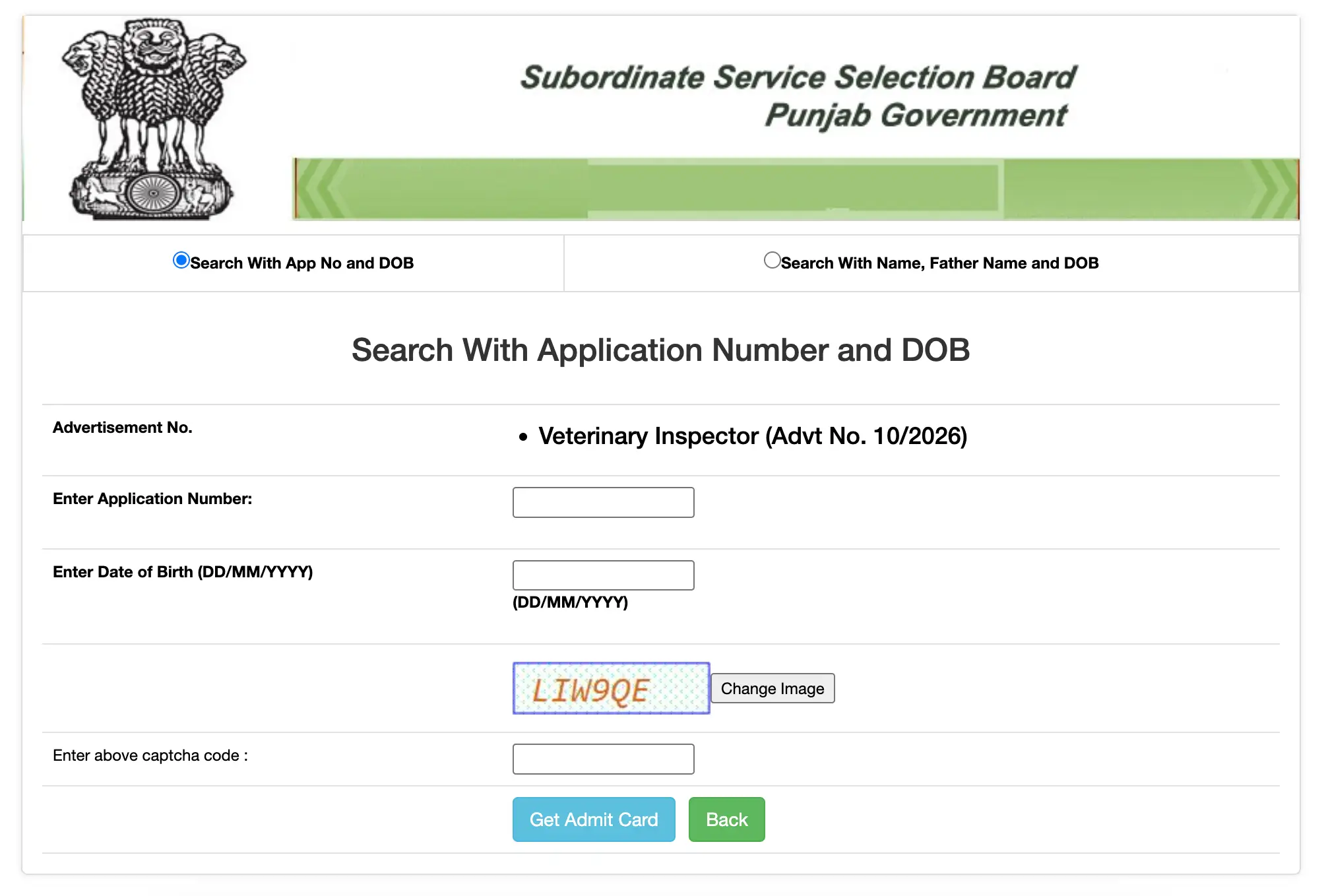 PSSSB Veterinary Inspector Admit Card 2026 Out, Hall Ticket Download Link Active_3.1