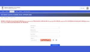 RPSC JLO Admit Card 2026