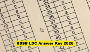 RSSB LDC Answer Key 2026