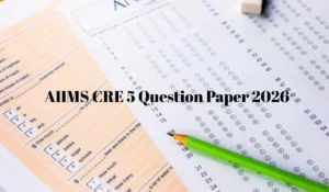 aiims cre 5 question paper 2026