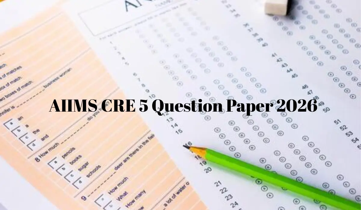 aiims cre 5 question paper 2026