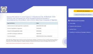 RVUNL JE Vacancy 2026