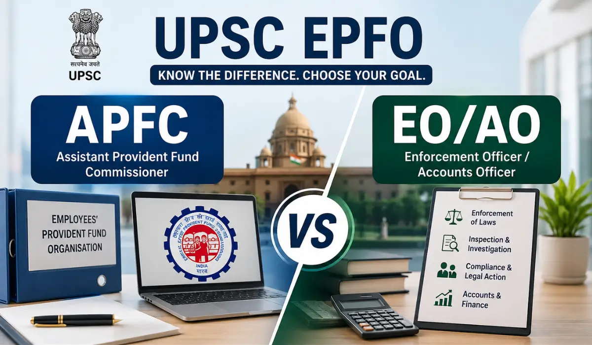 upsc epfo apfc vs eo ao