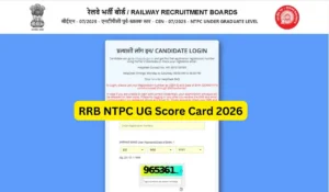 rrb ntpc ug score card