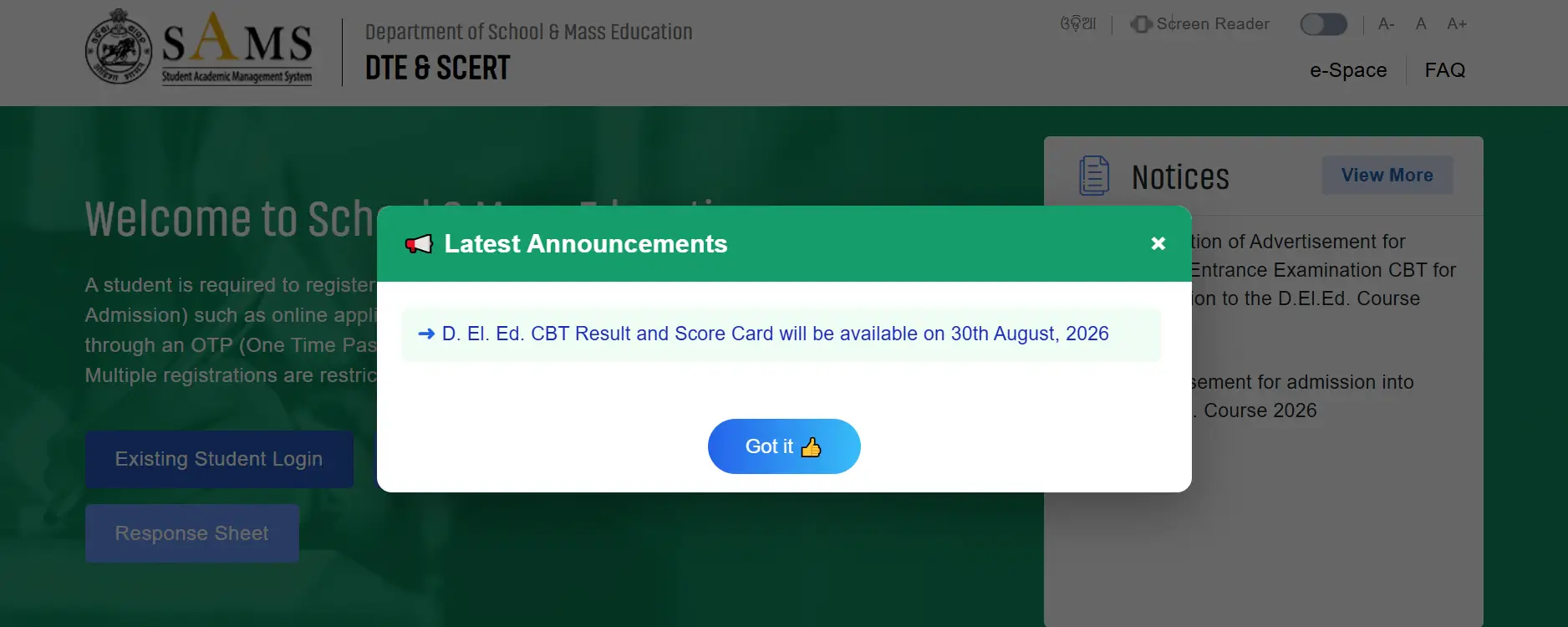 Odisha DElEd Result 2026 Date Out, Download Scorecard from 30 August_3.1