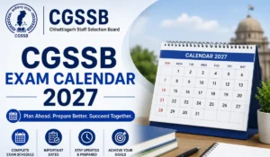 cgssb exam calendar
