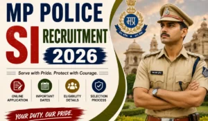 mp police si recruitment 2026