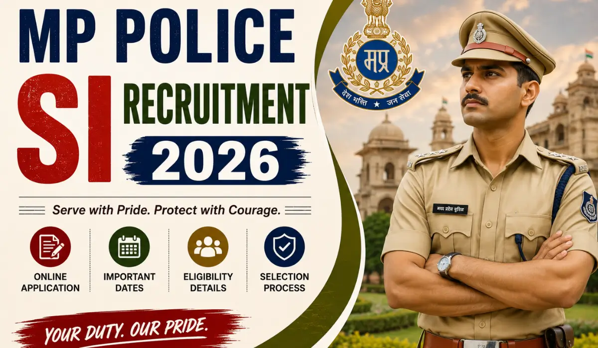 mp police si recruitment 2026