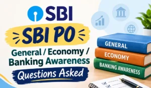 sbi po questions asked