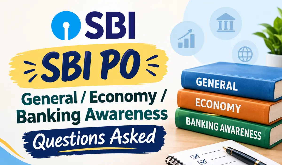 sbi po questions asked