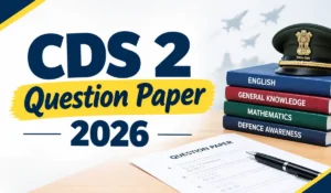 CDS 2 question paper 2026
