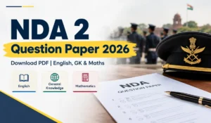 NDA 2 Question Paper 2026