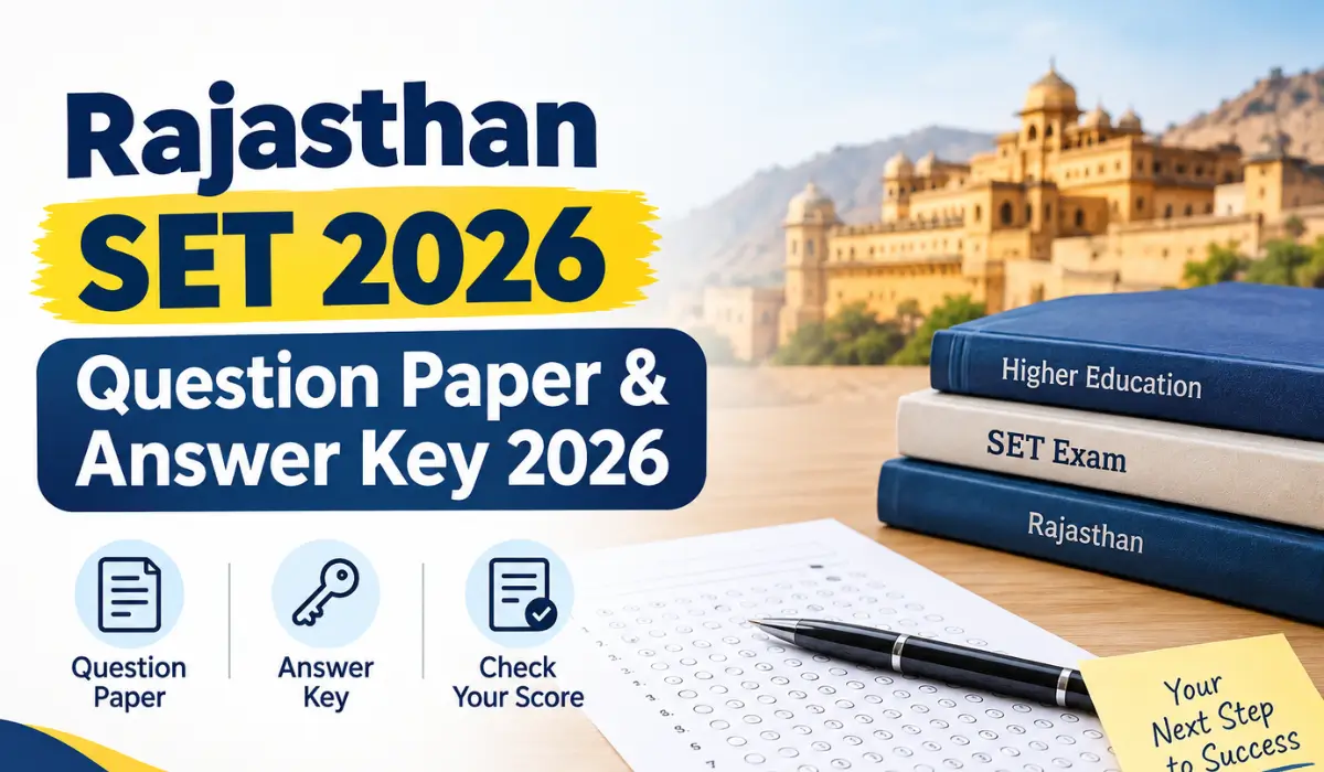 Rajasthan SET answer key