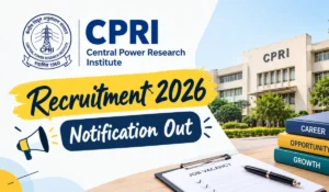 cpri recruitment 2026