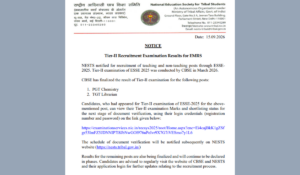 EMRS PGT & TGT Tier 2 Result 2026