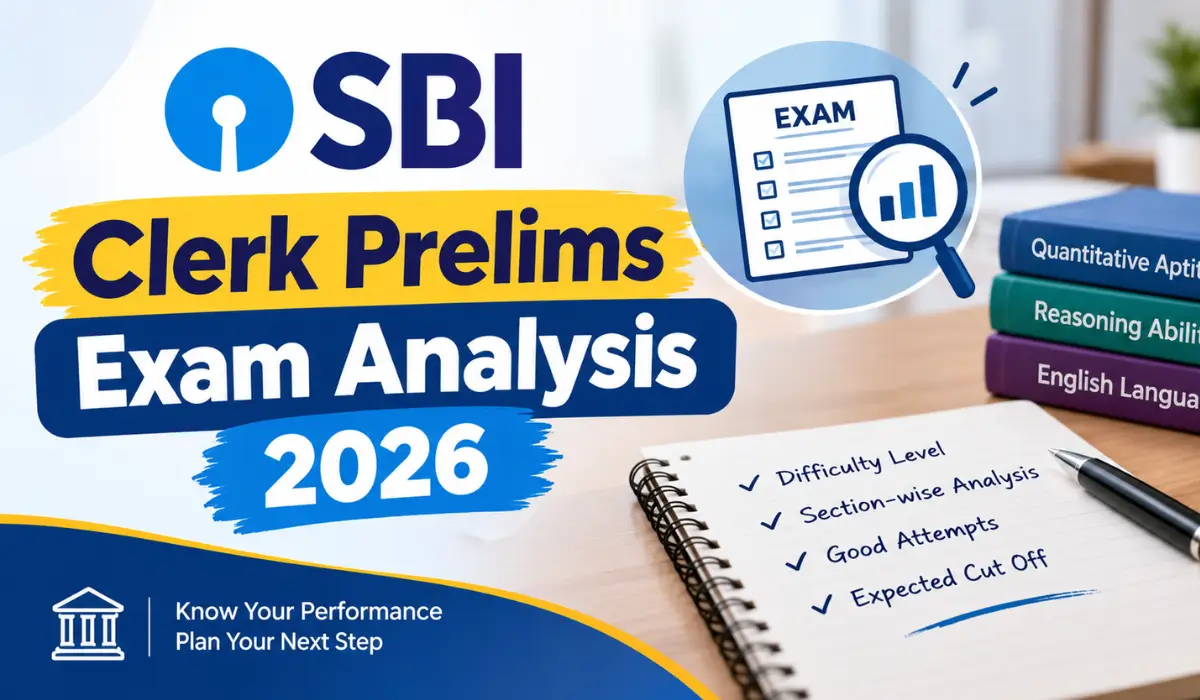 sbi clerk prelims exam analysis 2026