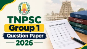 tnpsc group 1 question paper 2026