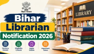 bihar librarian notification 2026