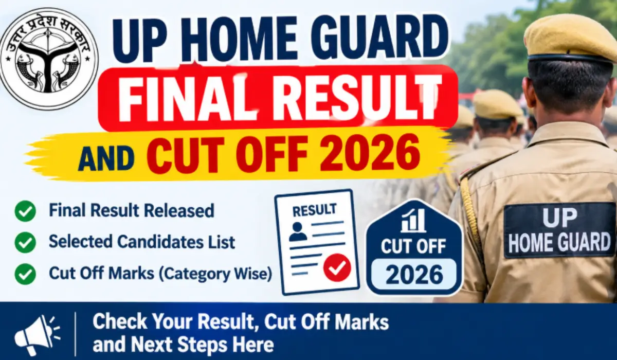 UP Home Guard Final Result and Cut Off 2026