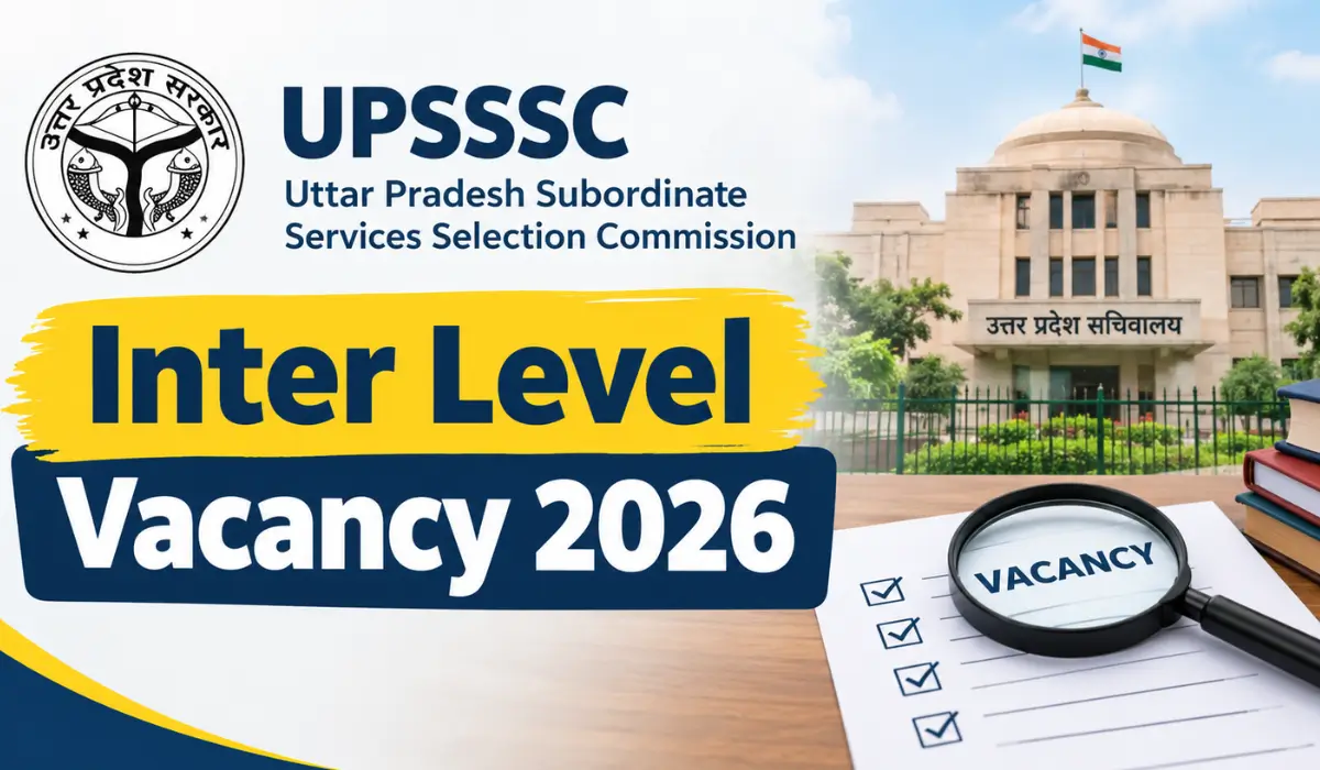 UPSSSC Inter Level Vacancy 2026