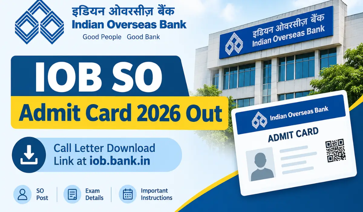 iob so admit card