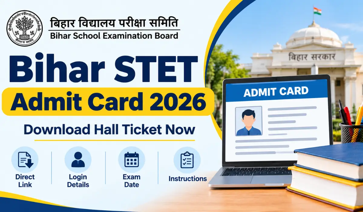 bihar stet admit card