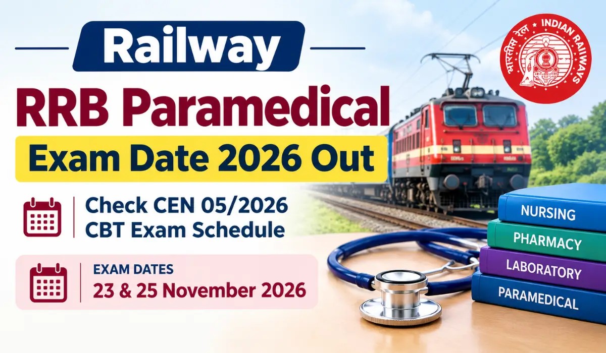 rrb paramedical exam date