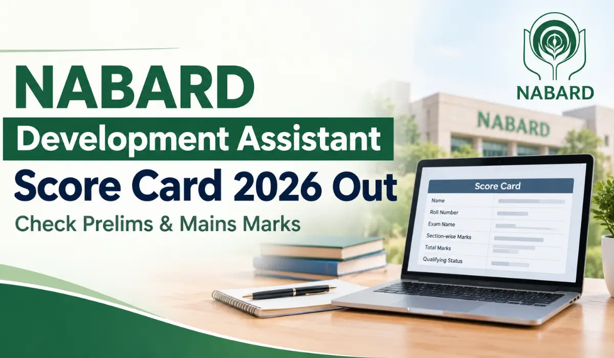 nabard development assistant score card