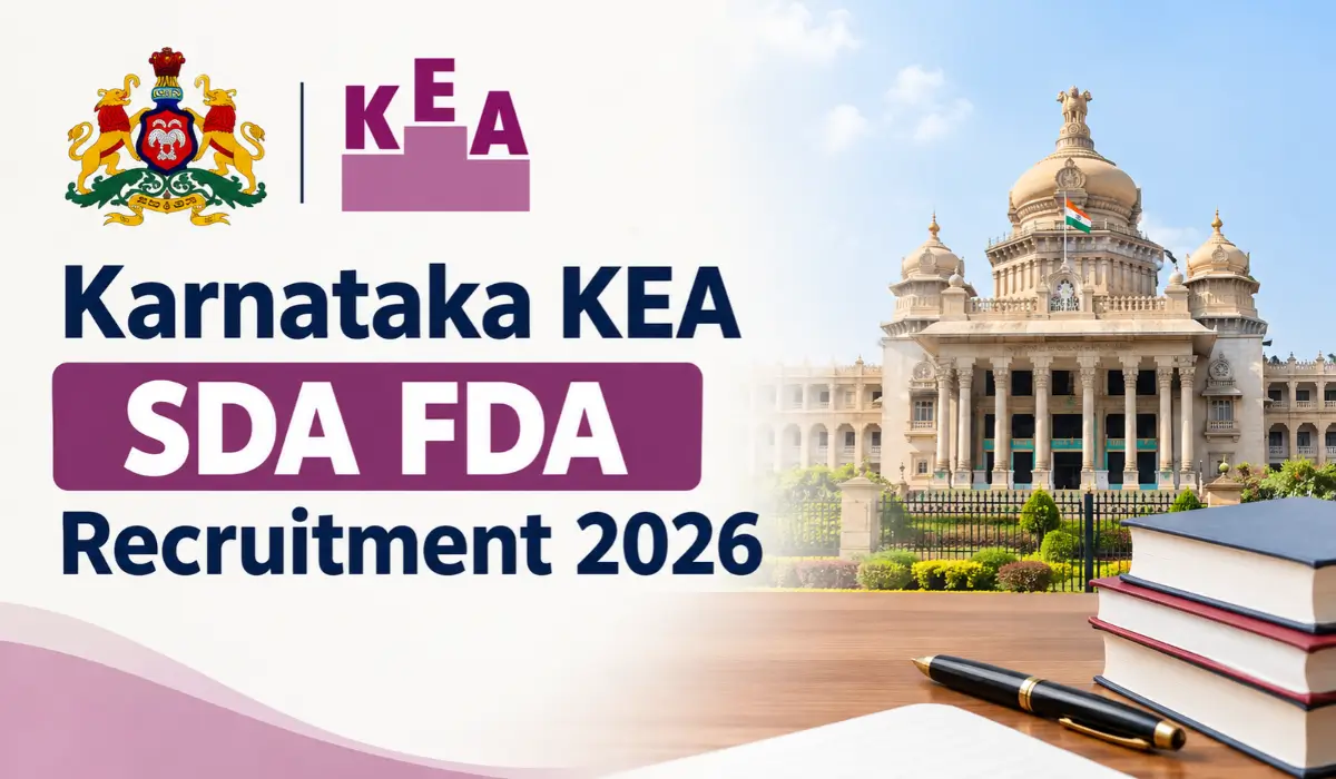 Karnataka KEA SDA FDA Recruitment 2026