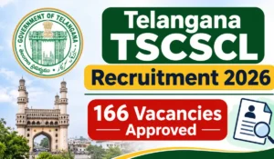 Telangana TSCSCL Recruitment 2026