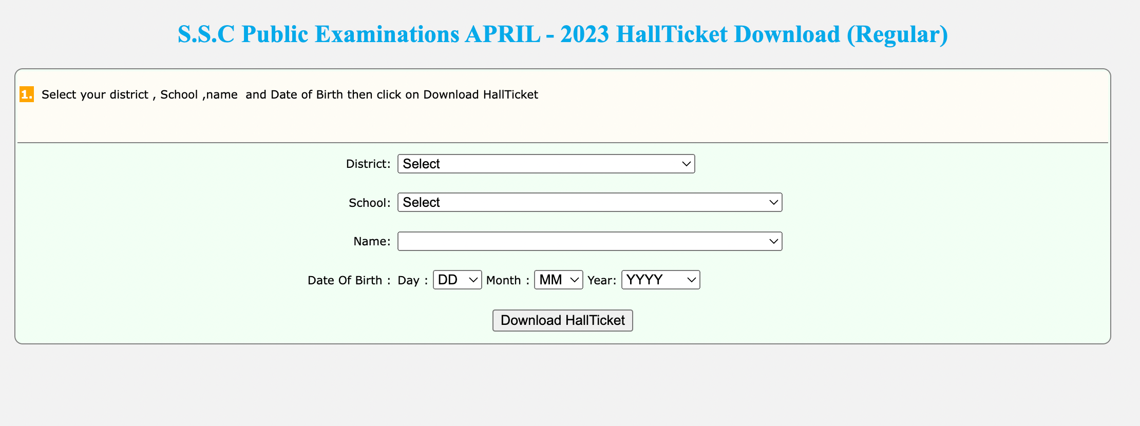 AP SSC Hall Ticket 2023 Out for Class 10th, Direct Download Link_60.1